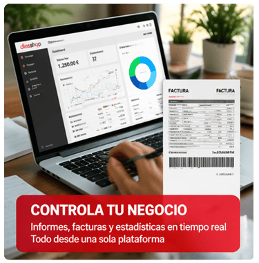 control de negocio facturacion estadisticas ventas tiempo real tienda España gestion comercial