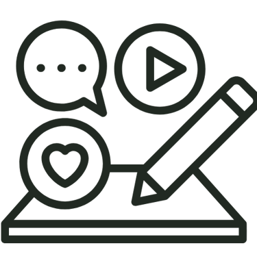 Icona creazione contenuti