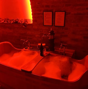 Bernard Beer Spa bath and room, Prague Czech Republic