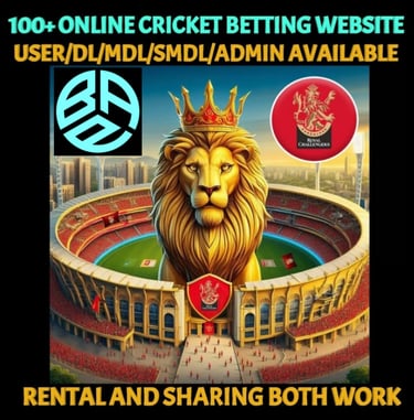 ONLINE CRICKET BETTING ID AVAILABLE DL MDL SMDL MASTER ID SUPER MASTER ID ADMIN ID AVAILABLE 