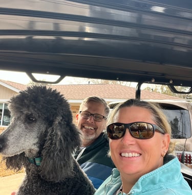 nick and eden with stormy