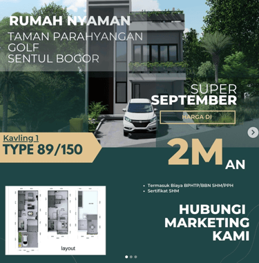 Taman parahyangan Golf Kavling 1