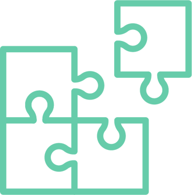 Puzzle piece icon highlighting data-driven insights that drive smart creative strategies.