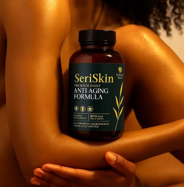Model promoting seriskin