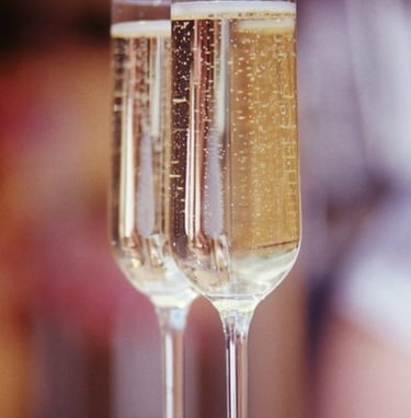 An image of champagne to show that our robots can provide luxuries and gifts to customers