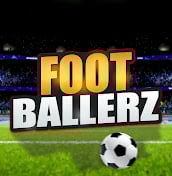 a soccer ball on a soccer field with a soccer ball in the background