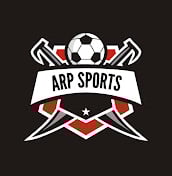 a soccer ball on a black background