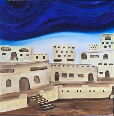 Nomad Hometown (painting) Kylee Nicole Smith