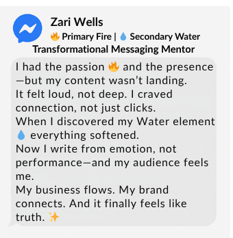 Zari transformed her messaging by leading with emotional resonance over performance.
