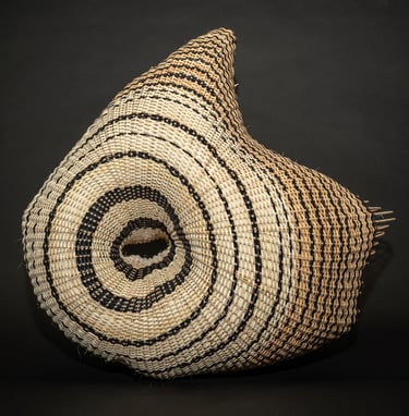 Becoming, 2020, cane, reed
