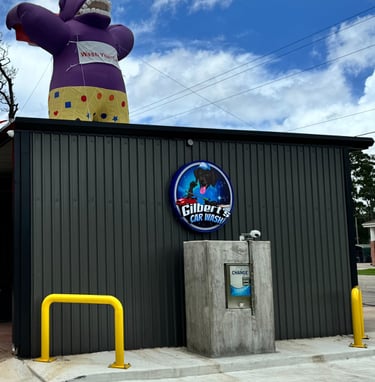 Car wash inflatable gorilla 