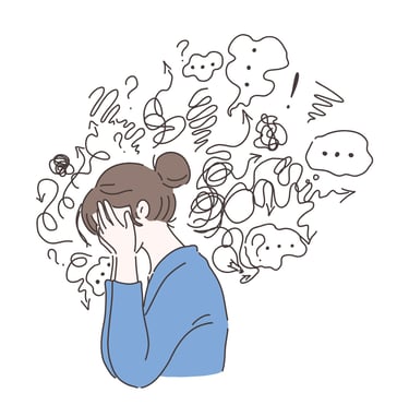 Woman's Mental Clutter
