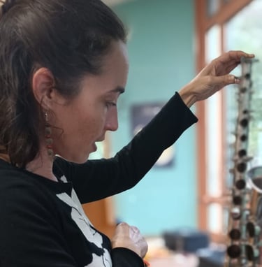 Photo de Océane Chotard avec son saxophone