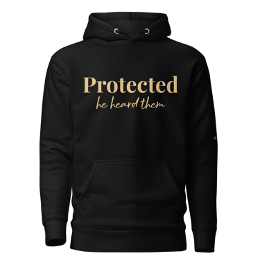 Protected he heard them