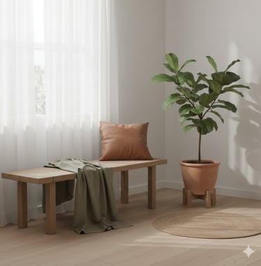 home decor - using sheer curtains