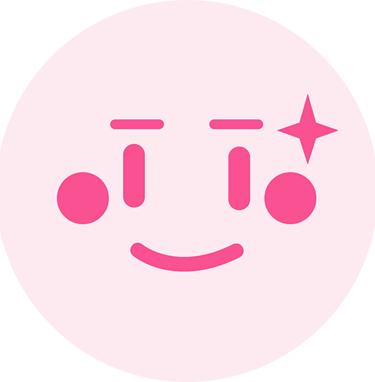 a smiley face with a star in the middle of the face