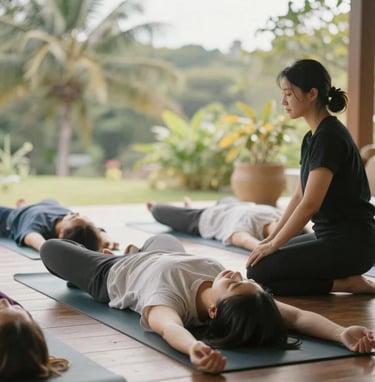 Progressive Muskelentspannung Meditation Yoga Mindset 