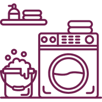 Área de lavado en bosque real towers