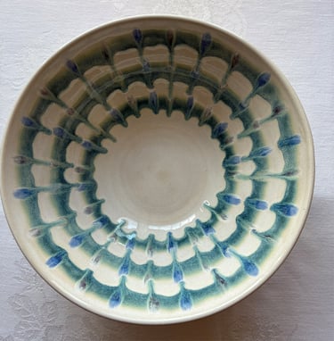 Modified peacock glaze