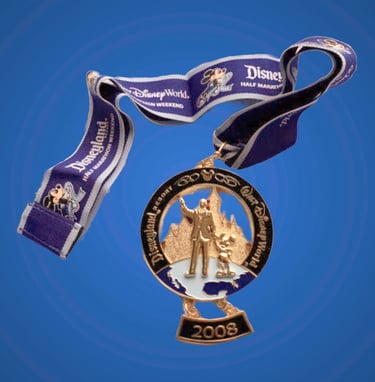 2008 runDisney Coast to Coast Challenge medal
