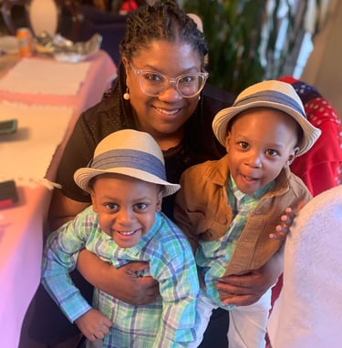 Ch'lana and her grandkids
