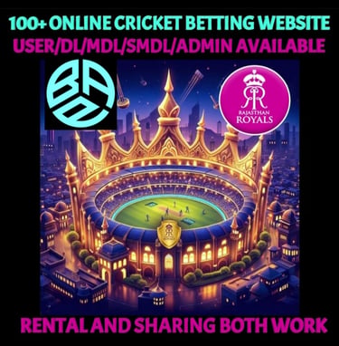 ONLINE CRICKET BETTING ID AVAILABLE DL MDL SMDL MASTER ID SUPER MASTER ID ADMIN ID AVAILABLE