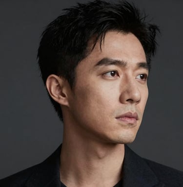 A minimalist, artistic headshot of a male actor looking thoughtfully away from the lens. Soft, diffused lighting using #F5F5F5 tones against a deep #333333 background. High-end editorial style for a professional portfolio.