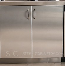 Stainless Steel Slab Door