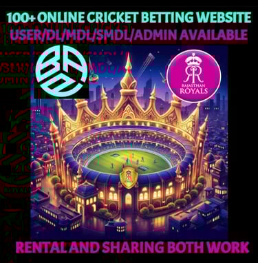 ONLINE CRICKET BETTING ID AVAILABLE DL MDL SMDL MASTER ID SUPER MASTER ID ADMIN ID AVAILABLE 