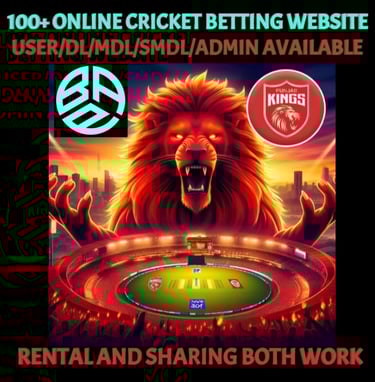 ONLINE CRICKET BETTING ID AVAILABLE DL MDL SMDL MASTER ID SUPER MASTER ID ADMIN ID AVAILABLE 