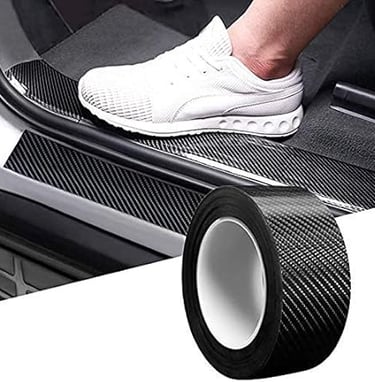 Carbon Fibre High Gloss Anti Scratch Black Carbon Fiber Paint Protection Film Tape Ppf For Car