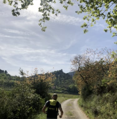 Christophe Castineira en Trail à Oppede