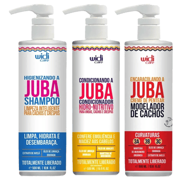Kit Juba Widi Care Poder para seus Cachos!