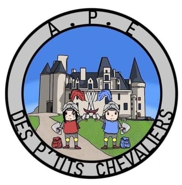 logo APE petits chevaliers - 16Print - partenaire