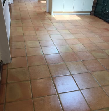 restoring terracotta floor tiles, cleaning terracotta tiles, sealing terracotta, 