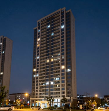 landscape photography of bungalow house