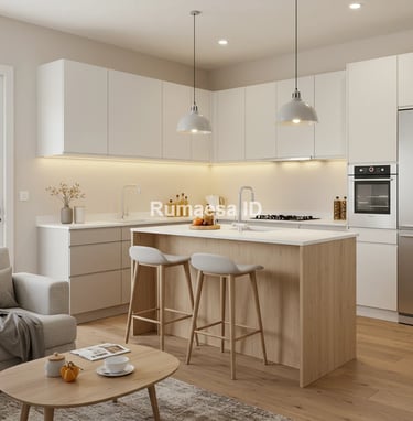 kitchen set modern bahan plywood