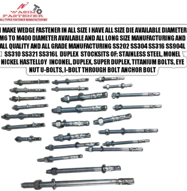 Anchor Bolt Anchor Fastener Supplier Wedge Anchor Bolt Mechanical Anchor
