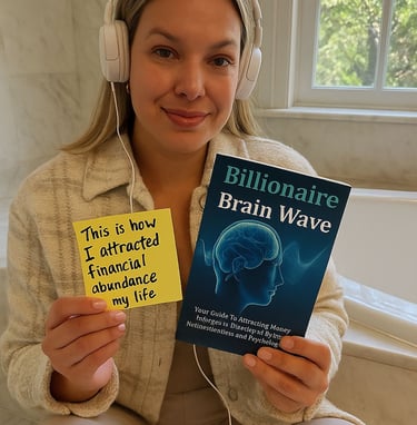 Influencer promoting billionaire brain wave