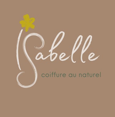 Logo créé par Fovassist pour Isabelle coiffure couleur beige