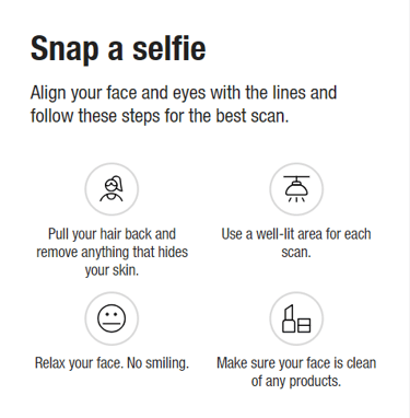 Neutrogena 360 Web App instructions