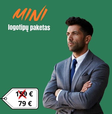 Logotipų kūrimas - Paketas MINI
