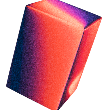 Stylized Neon Cube with static shading that is a design from Willson Brut