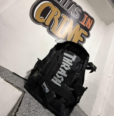 Thrasher BackPack. Morral lleno del estilo Skate para que lleves lo mejor de ti.  