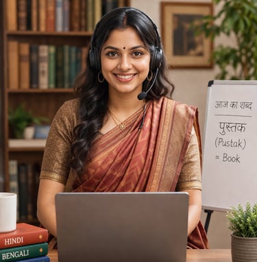 Talkingbees native bengali hindi tutor