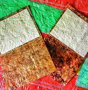 Open of natural folding card 