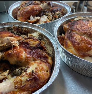 pollos asados del palacio del pollo en morón de la frontera