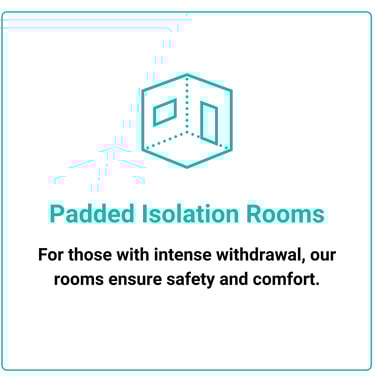 padded isolation room for severe withdrawal harmony rehabilitation center