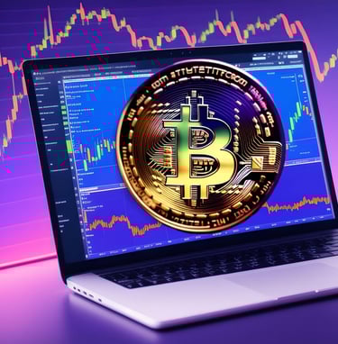 Bitcoin on top of trading charts
