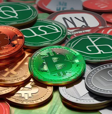 Bitcoin and on a pile of other cryptocurrencies